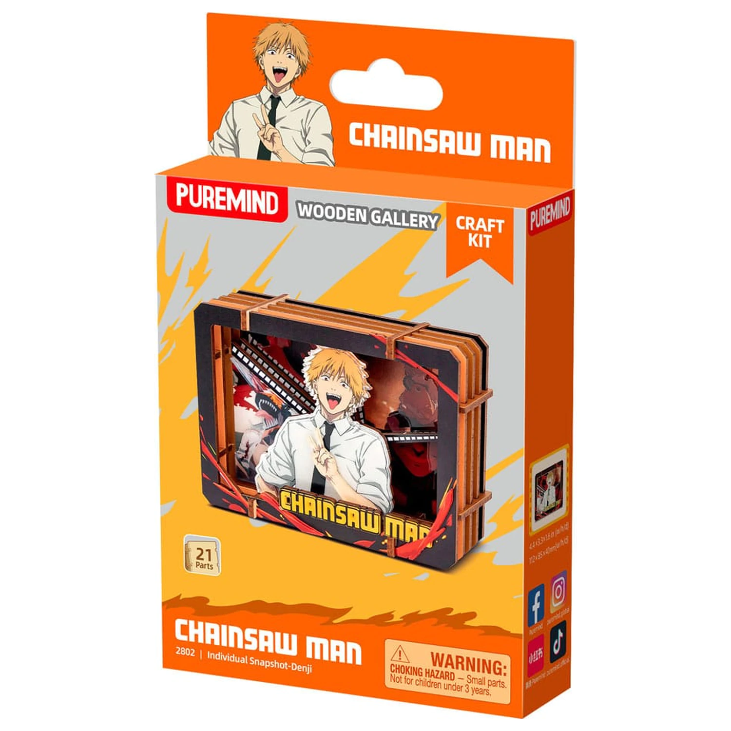 Chainsaw Man Model Kit Dřevěná galerie (S) Denji fotografii produktu