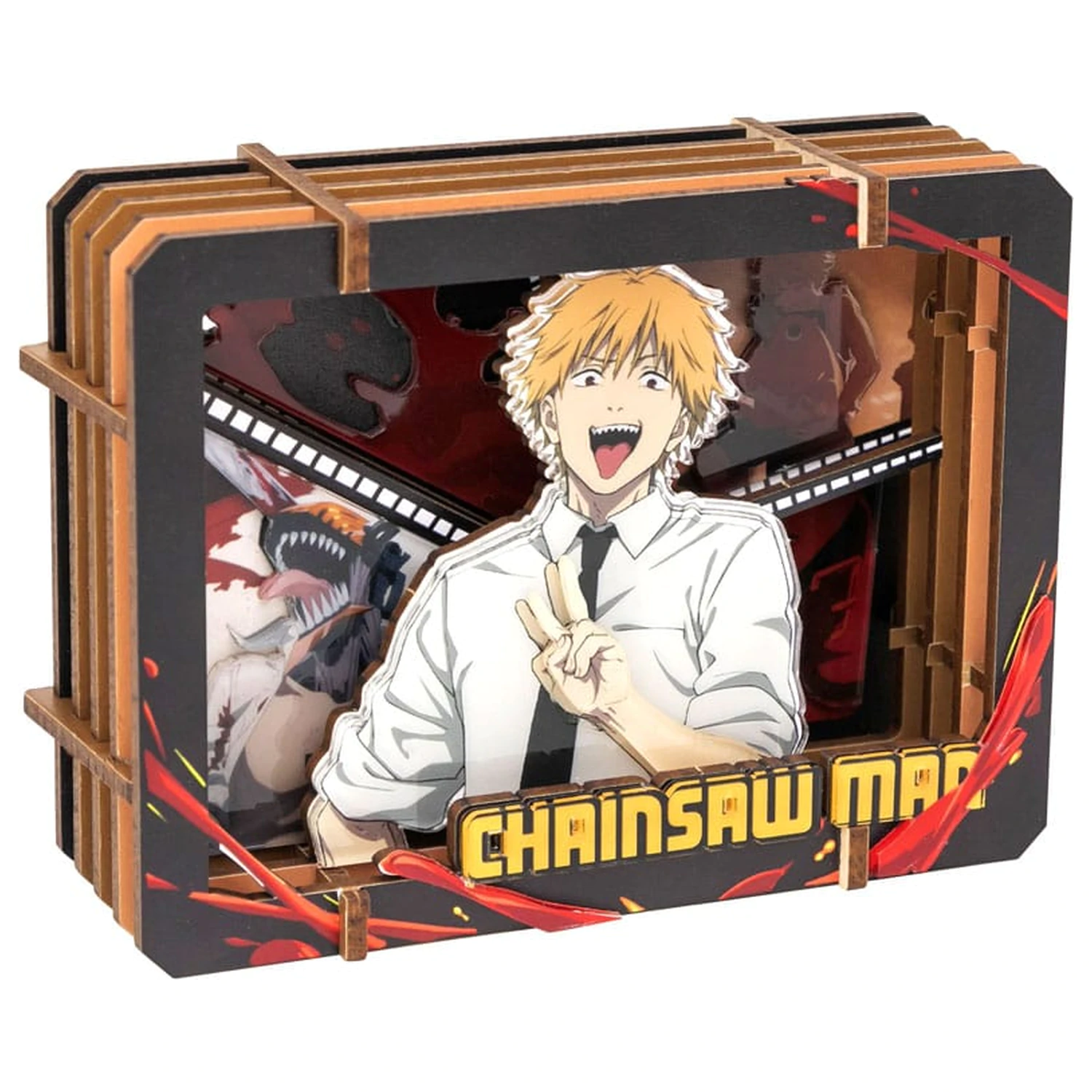 Chainsaw Man Model Kit Dřevěná galerie (S) Denji fotografii produktu