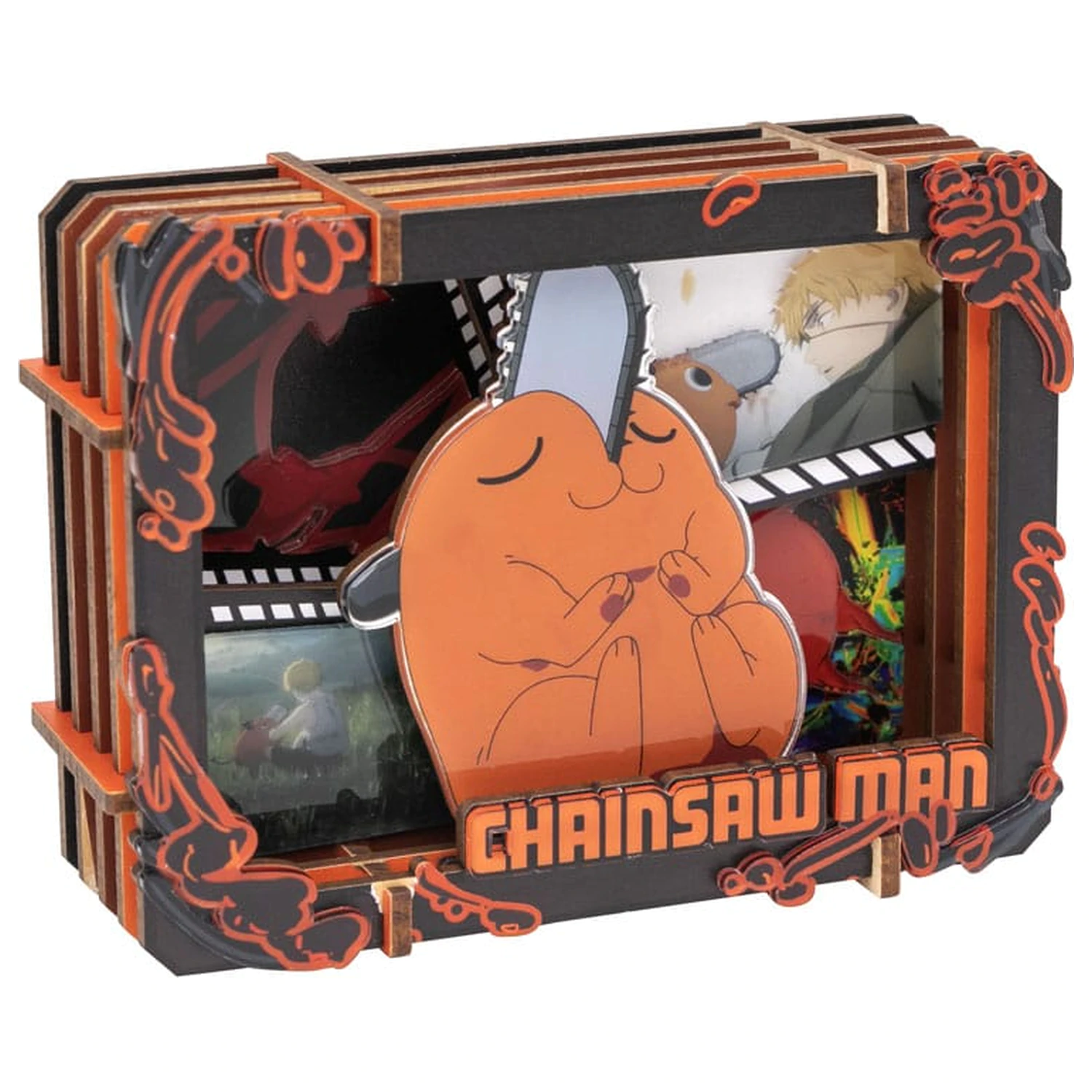 Chainsaw Man Model Kit Dřevěná galerie (S) Pochita fotografii produktu