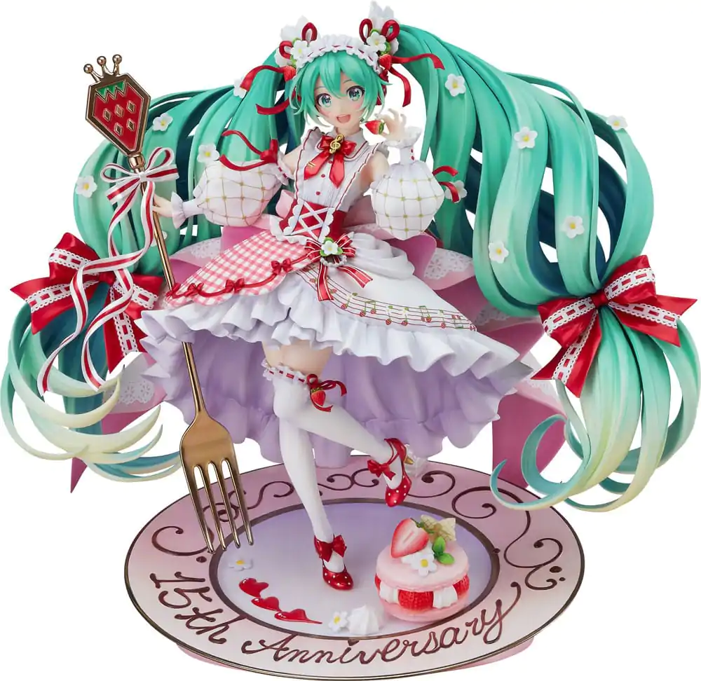 Character Vocal Series 01: Hatsune Miku PVC Socha 1/7 Hatsune Miku: 15th Anniversary Ver. 29 cm fotografii produktu