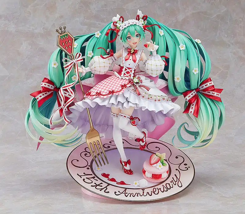 Character Vocal Series 01: Hatsune Miku PVC Socha 1/7 Hatsune Miku: 15th Anniversary Ver. 29 cm fotografii produktu