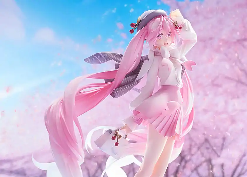 Character Vocal Series 01: Hatsune Miku PVC soška 1/7 Sakura Miku: Hanami Outfit Verze 28 cm fotografii produktu