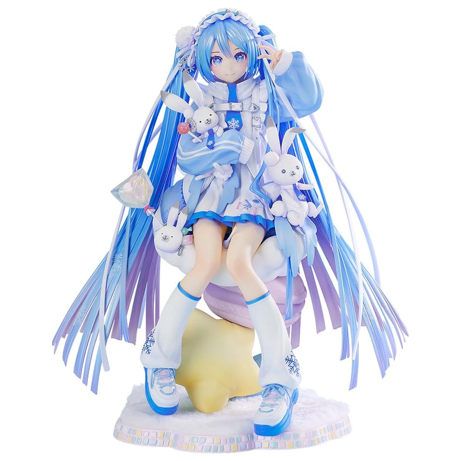 Character Vocal Series 01: Hatsune Miku PVC soška 1/7 Snow Miku: Yukiiro Pop Ver. 24 cm fotografii produktu