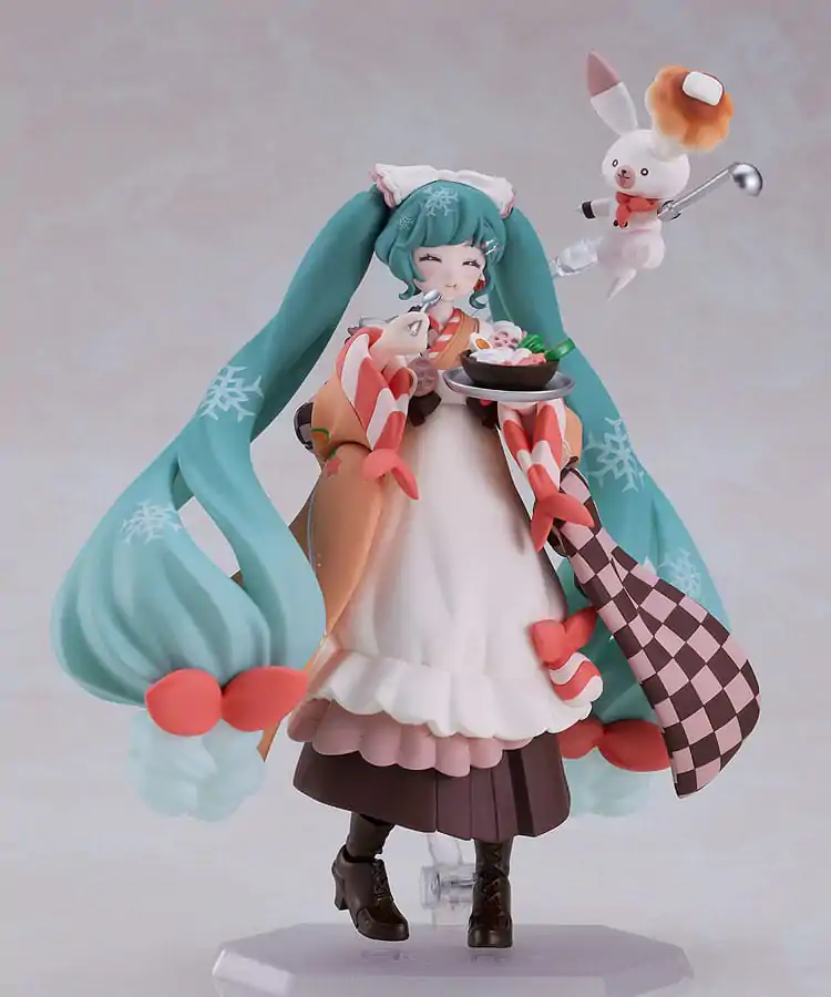 Character Vocal Series 01: Hatsune Miku Figma Akční figurka Snow Miku: Winter Delicacy Verze 14 cm fotografii produktu