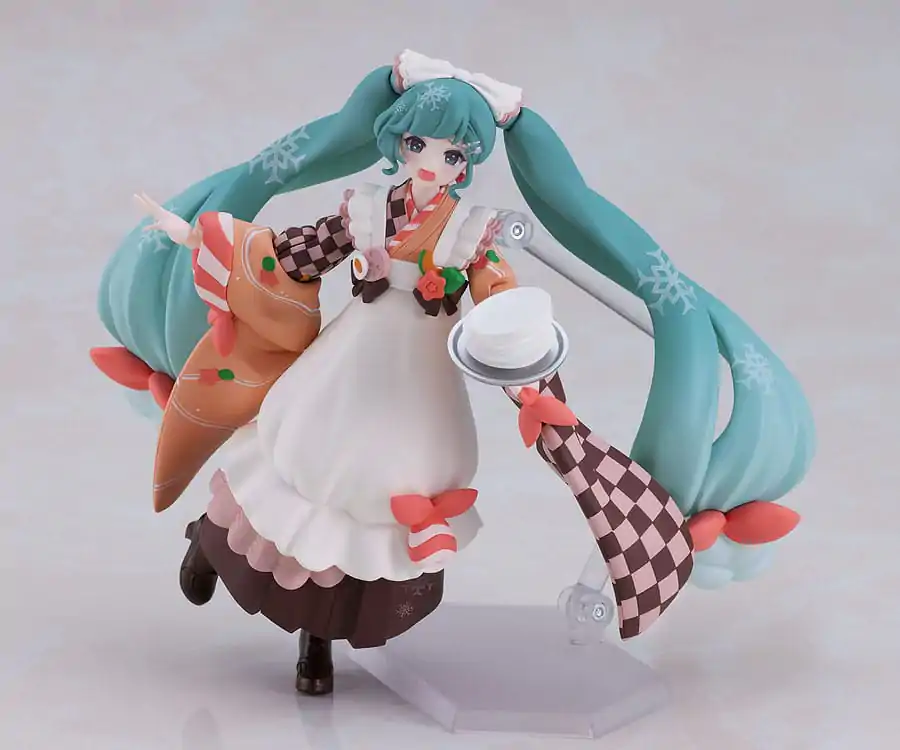 Character Vocal Series 01: Hatsune Miku Figma Akční figurka Snow Miku: Winter Delicacy Verze 14 cm fotografii produktu