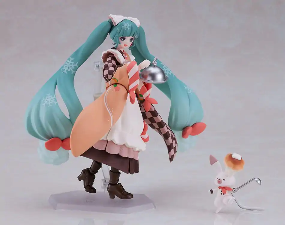 Character Vocal Series 01: Hatsune Miku Figma Akční figurka Snow Miku: Winter Delicacy Verze 14 cm fotografii produktu