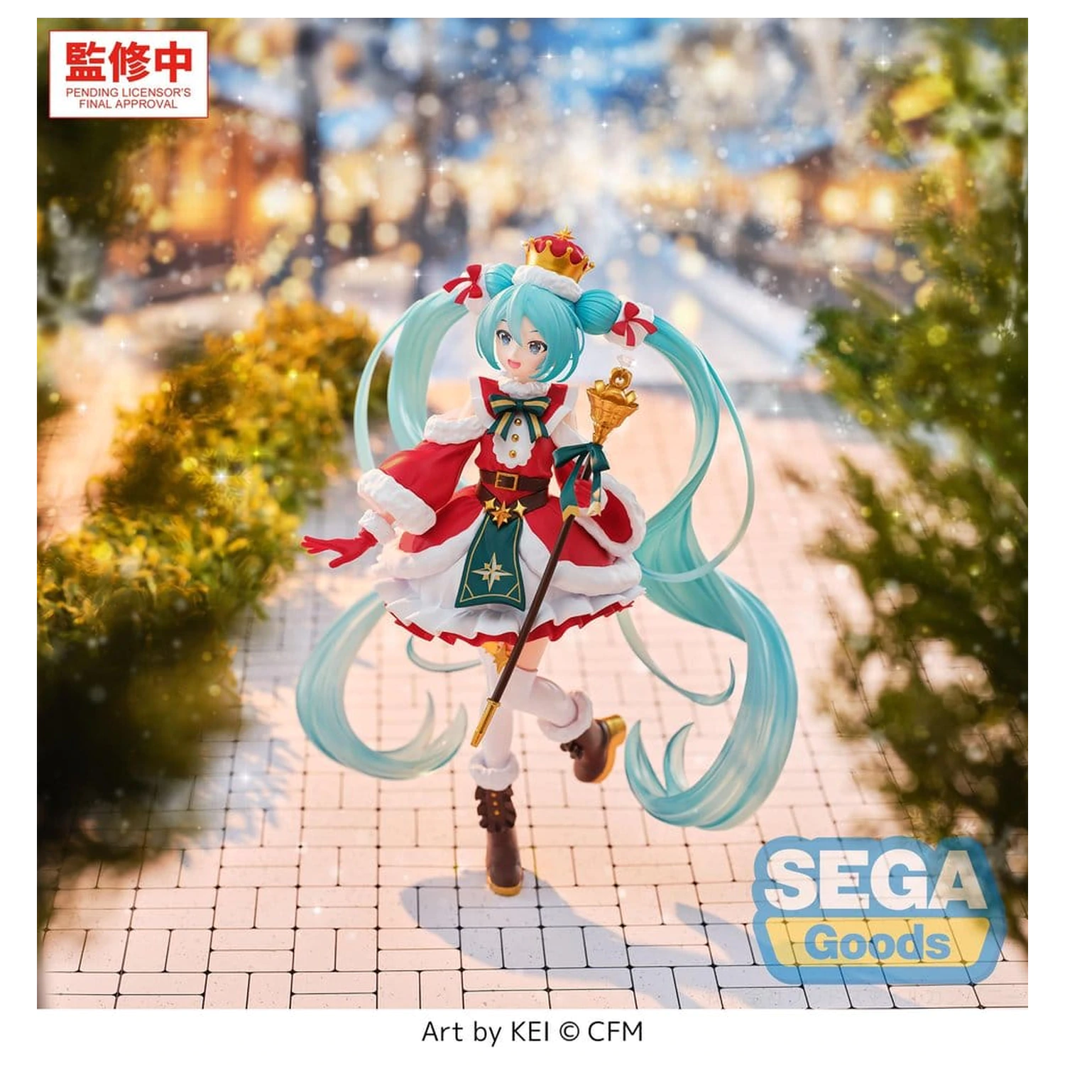 Character Vocal Series 01: Hatsune Miku FIGURIZMa PVC figurka Vánoce 2026 27 cm fotografii produktu