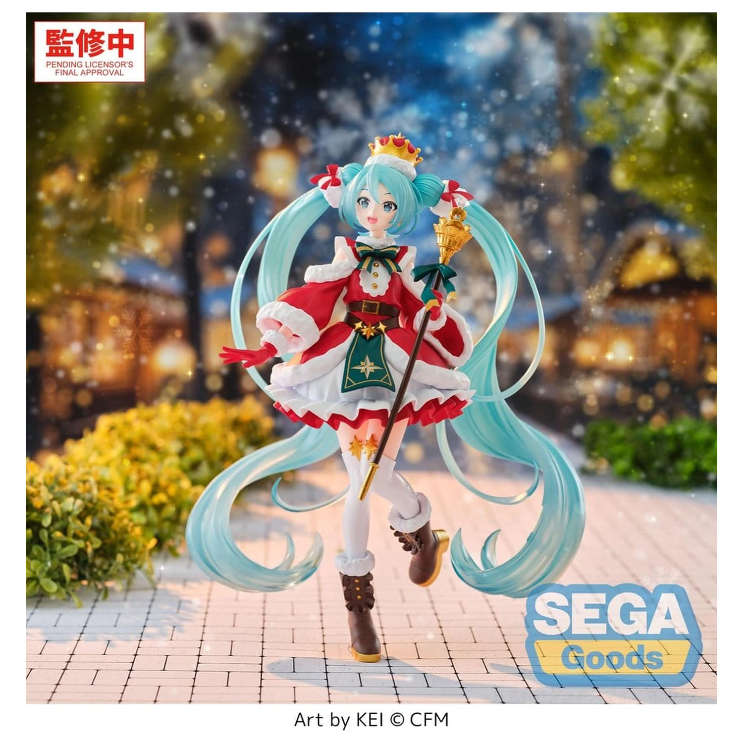 Character Vocal Series 01: Hatsune Miku FIGURIZMa PVC figurka Vánoce 2026 27 cm fotografii produktu