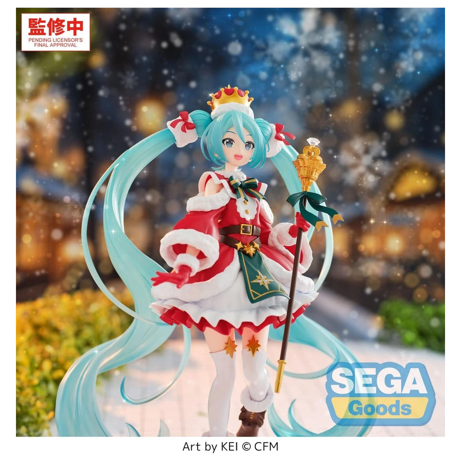Character Vocal Series 01: Hatsune Miku FIGURIZMa PVC figurka Vánoce 2026 27 cm fotografii produktu