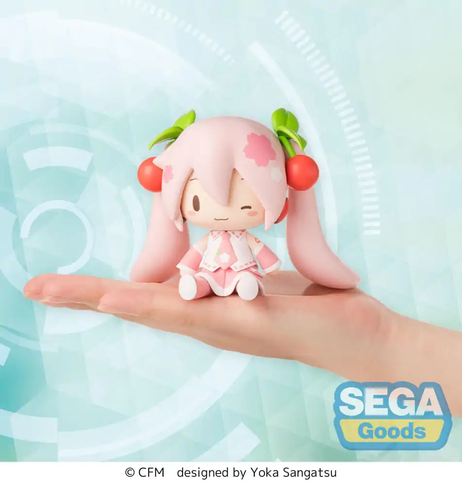 Character Vocal Series 01: Hatsune Miku Fuwa Petit Chibi figurka Sakura Miku 8 cm fotografii produktu
