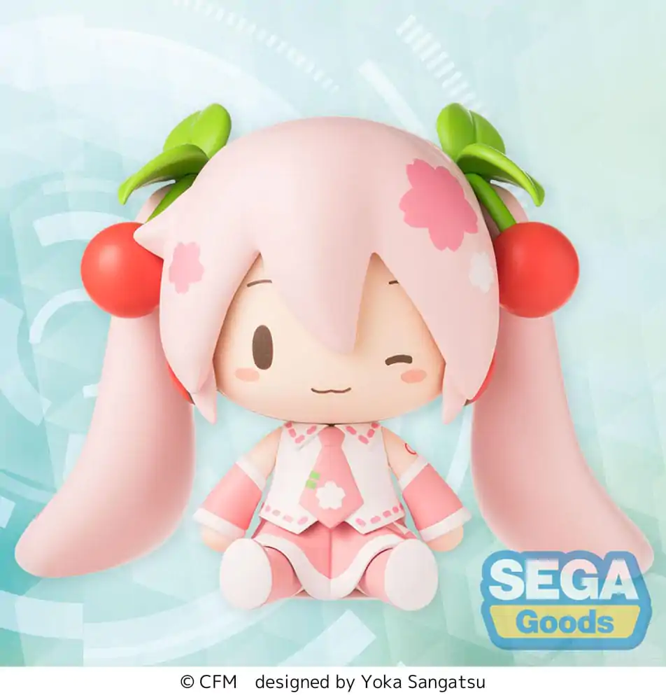 Character Vocal Series 01: Hatsune Miku Fuwa Petit Chibi figurka Sakura Miku 8 cm fotografii produktu