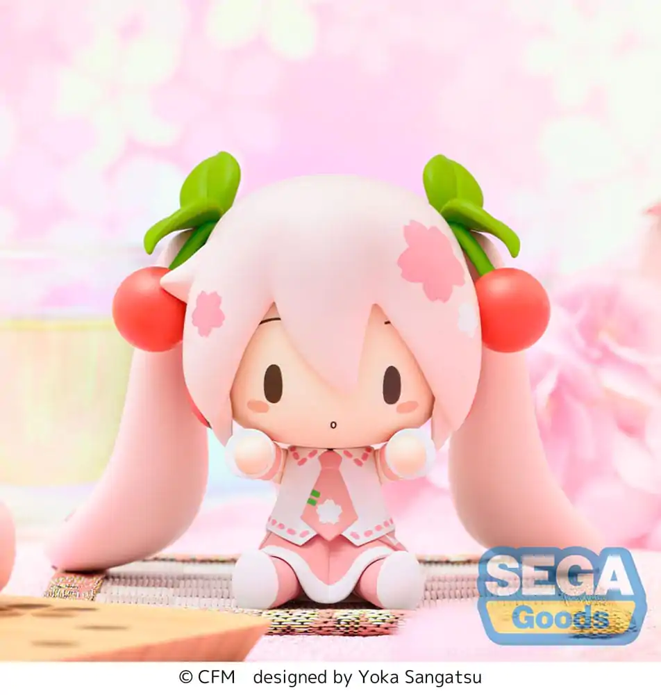 Character Vocal Series 01: Hatsune Miku Fuwa Petit Chibi figurka Sakura Miku 8 cm fotografii produktu