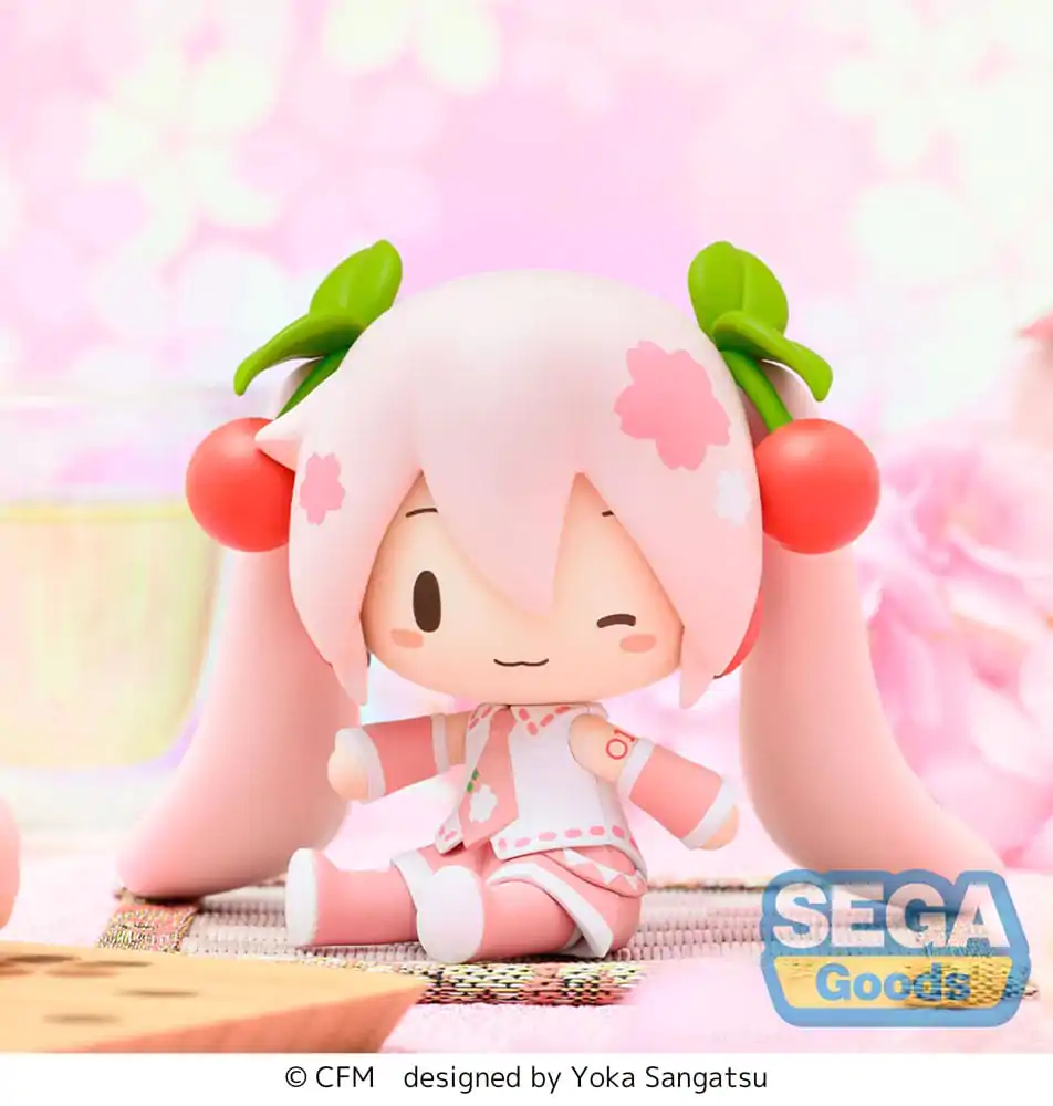 Character Vocal Series 01: Hatsune Miku Fuwa Petit Chibi figurka Sakura Miku 8 cm fotografii produktu