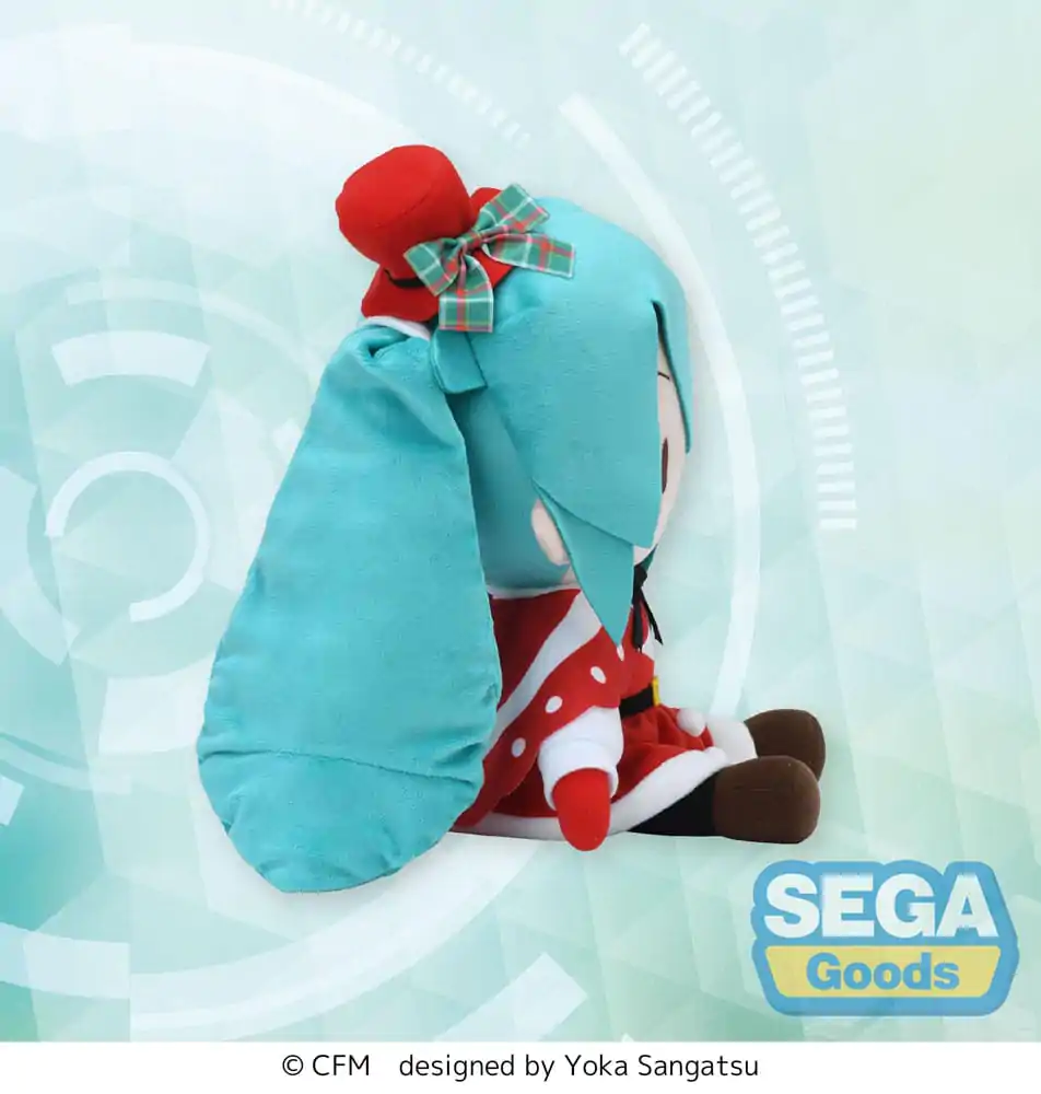 Character Vocal Series 01: Hatsune Miku Fuwa Petit plyšová figurka Hatsune Miku Christmas LL 35 cm fotografii produktu