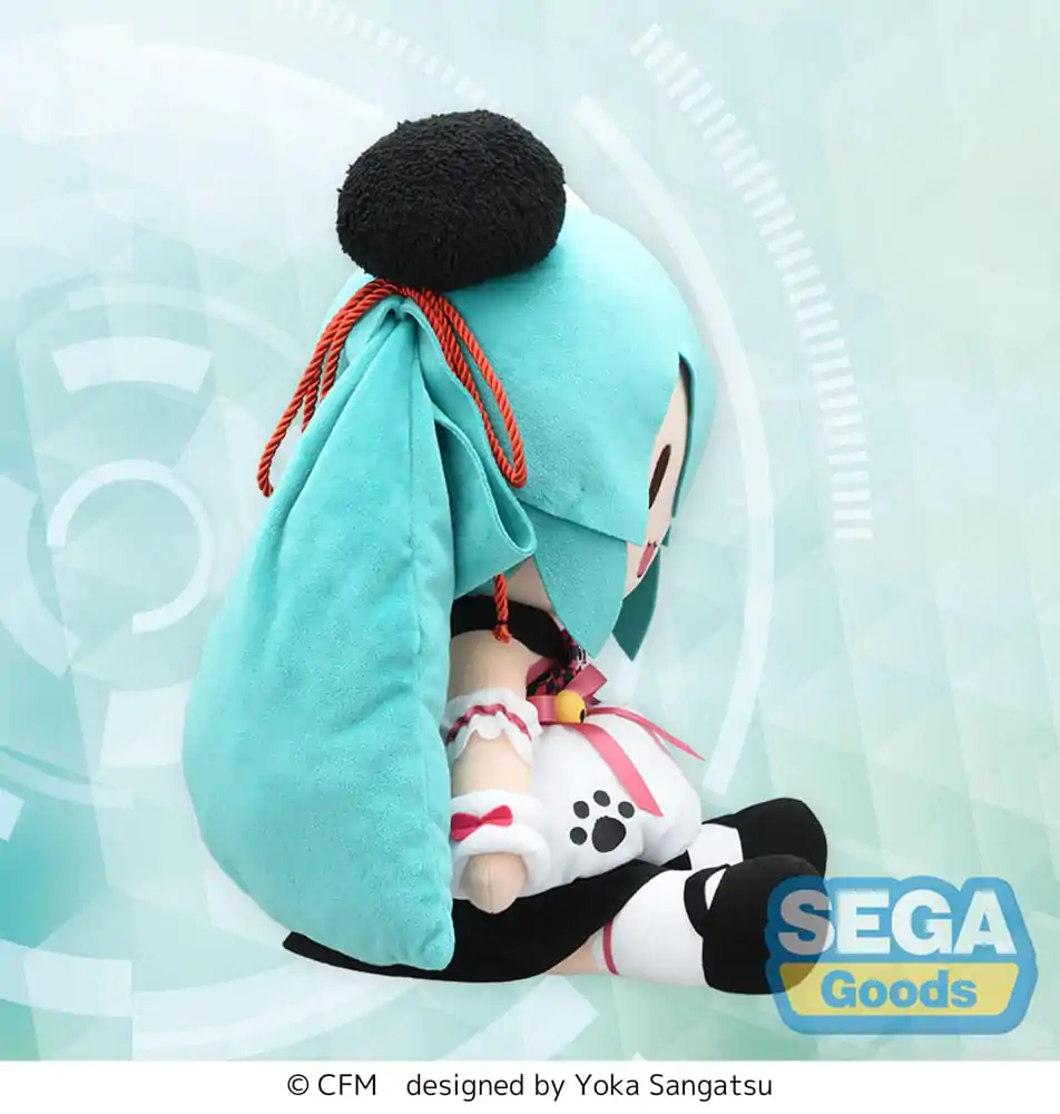 Character Vocal Series 01: Hatsune Miku Fuwa Petit plyšová figurka Hatsune Miku Panda Bun LL 40 cm fotografii produktu