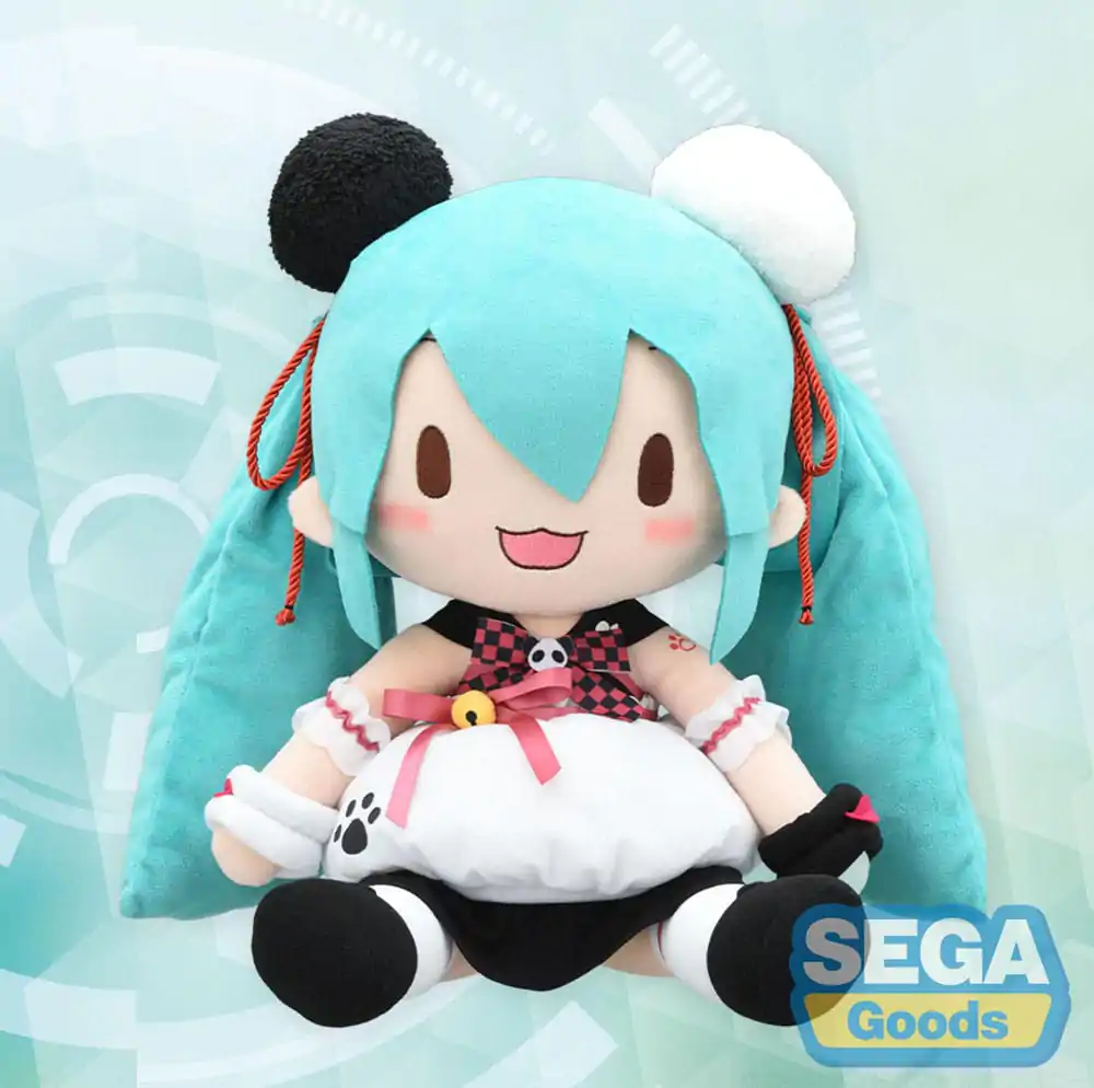 Character Vocal Series 01: Hatsune Miku Fuwa Petit plyšová figurka Hatsune Miku Panda Bun LL 40 cm fotografii produktu