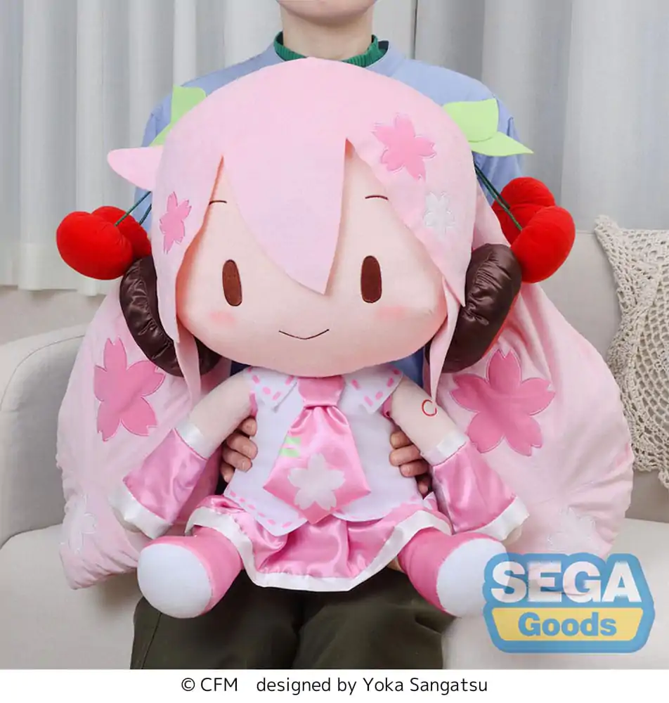 Character Vocal Series 01: Hatsune Miku Fuwa Petit Plyšová Figurka Sakura Miku Dodeka Jumbo 50 cm fotografii produktu