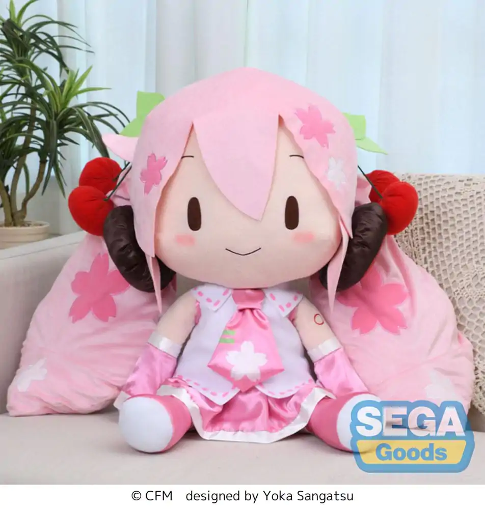 Character Vocal Series 01: Hatsune Miku Fuwa Petit Plyšová Figurka Sakura Miku Dodeka Jumbo 50 cm fotografii produktu