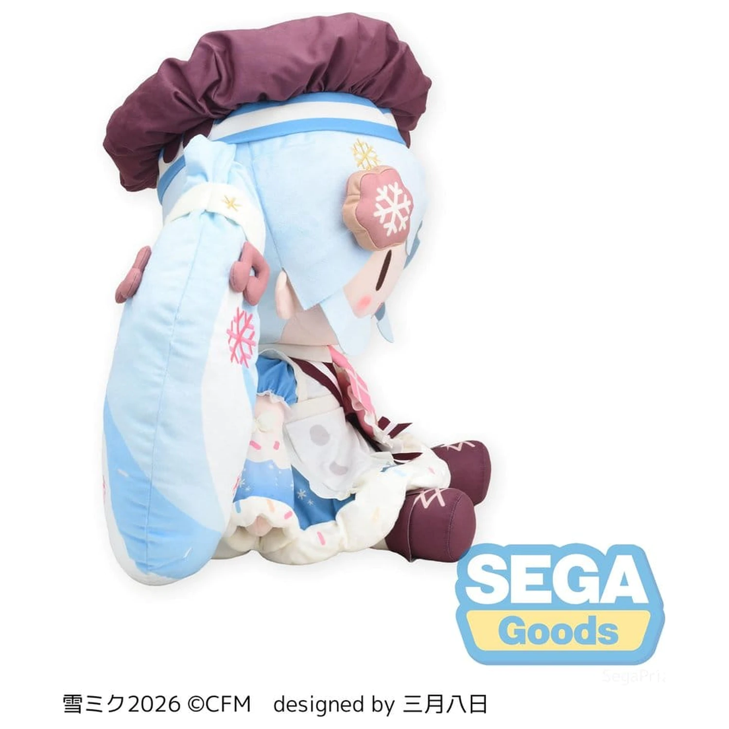 Character Vocal Series 01: Hatsune Miku Fuwa Petit plyšová figurka Snow Miku 2026 Dodeka Jumbo 50 cm fotografii produktu