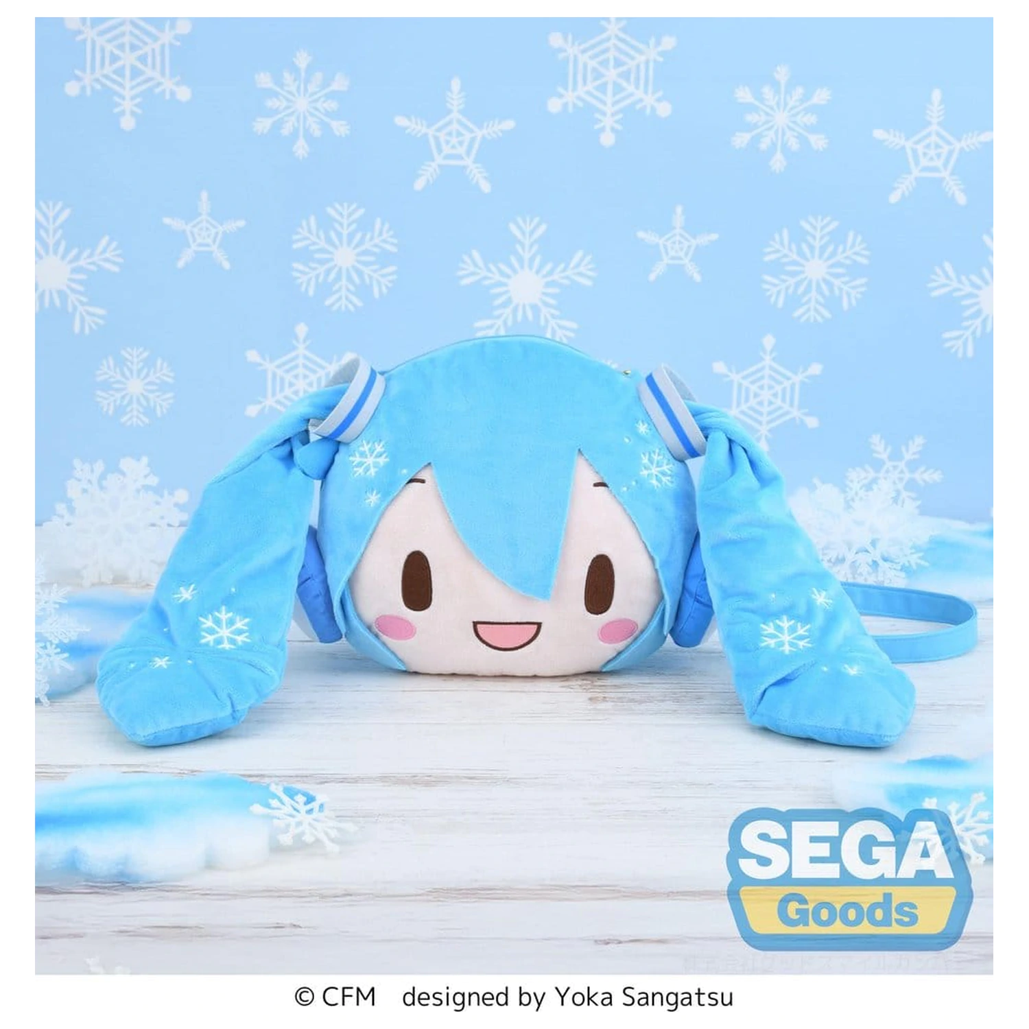 Character Vocal Series 01: Hatsune Miku Fuwa Petit ramenní taška Snow Miku fotografii produktu