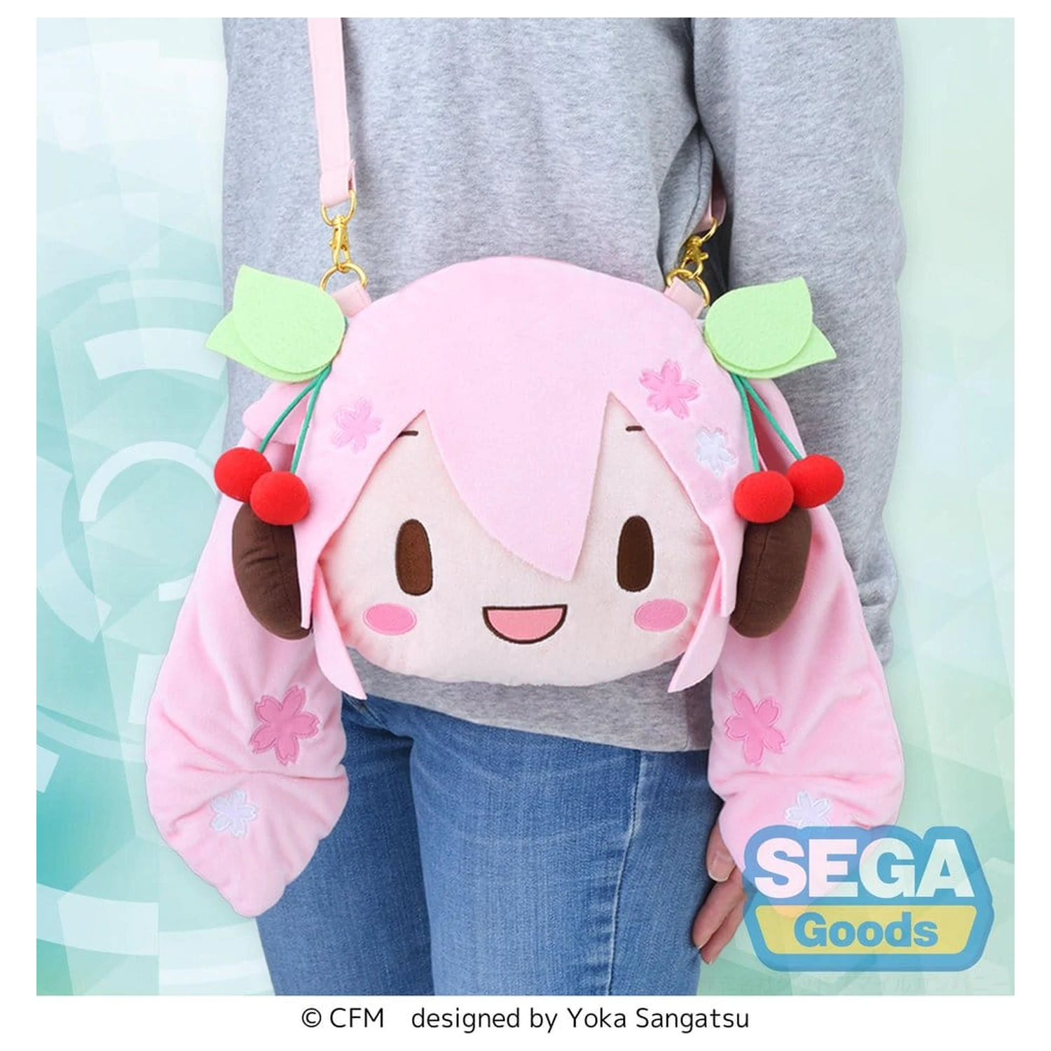 Character Vocal Series 01: Hatsune Miku fuwa petit Taška přes rameno Sakura Miku Face (M) fotografii produktu