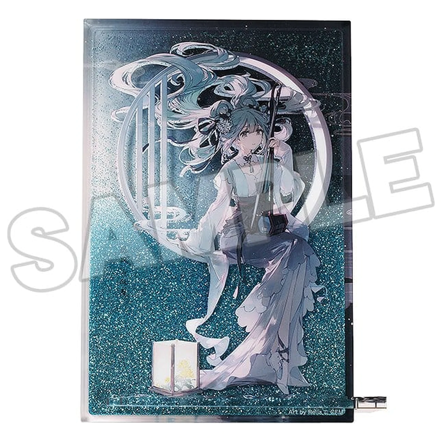 Character Vocal Series 01: Hatsune Miku Třpytivý Akrylový Blok Hatsune Miku Han Gong Qiu Yue Ver. 15 cm fotografii produktu
