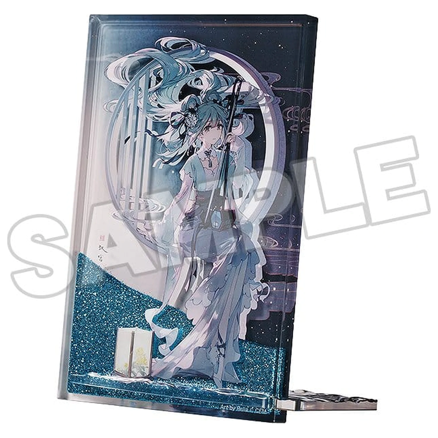 Character Vocal Series 01: Hatsune Miku Třpytivý Akrylový Blok Hatsune Miku Han Gong Qiu Yue Ver. 15 cm fotografii produktu