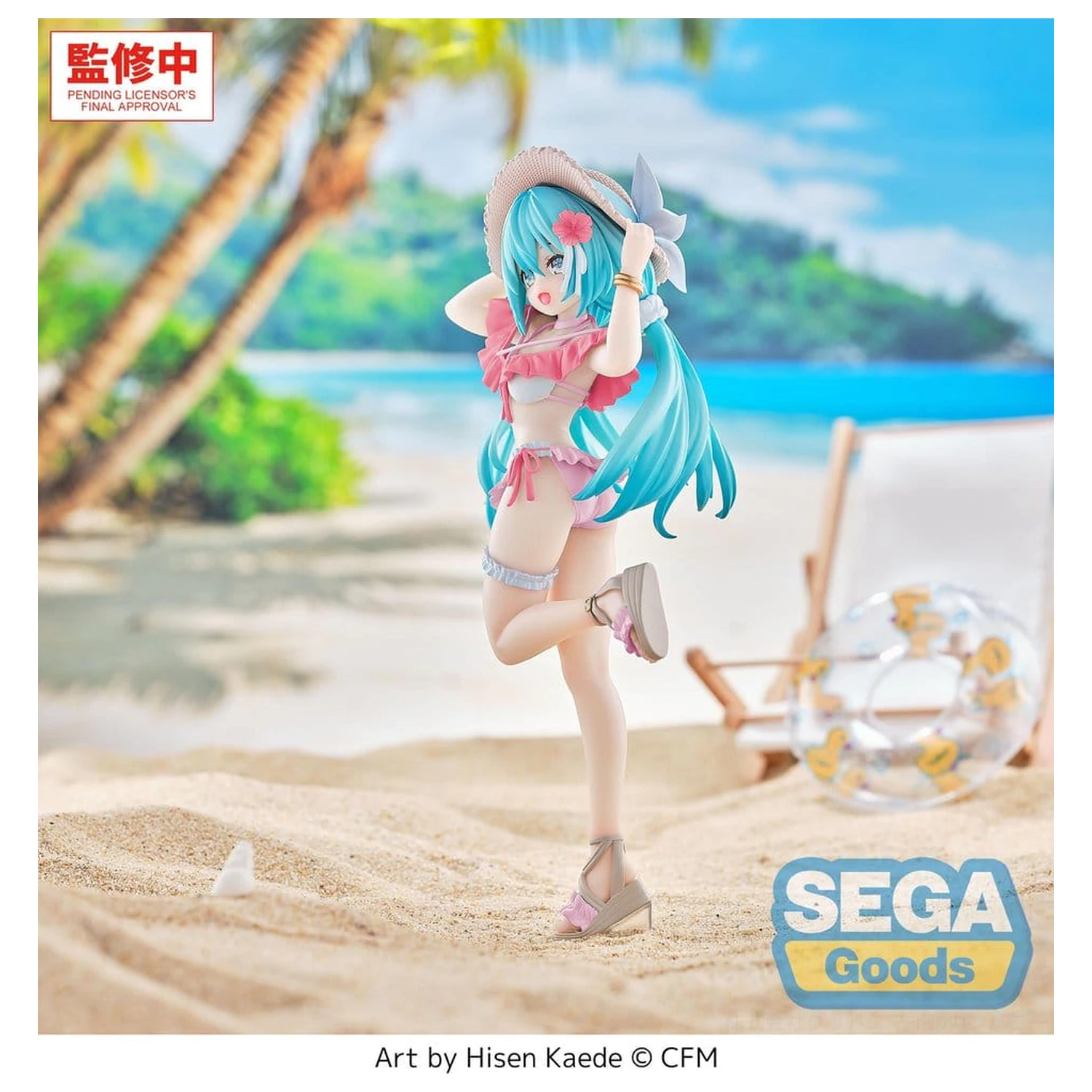 Character Vocal Series 01: Hatsune Miku Luminasta PVC Figure Conceptual Series Vol.1 Tropical Ver. 21 cm fotografii produktu