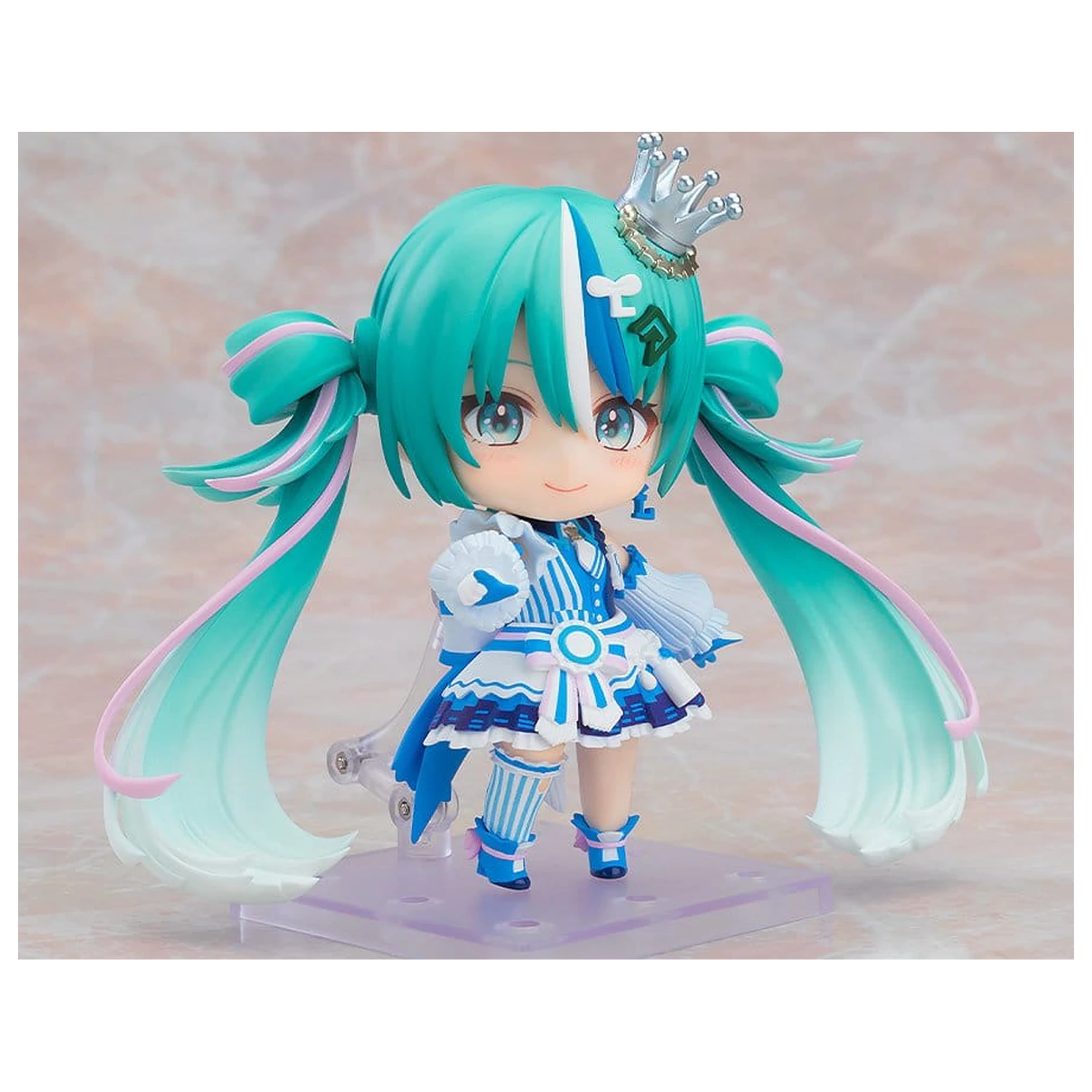 Character Vocal Series 01: Hatsune Miku PVC Socha Nendoroid Lawson's 50th anniversary Special Live Ver. 10 cm fotografii produktu