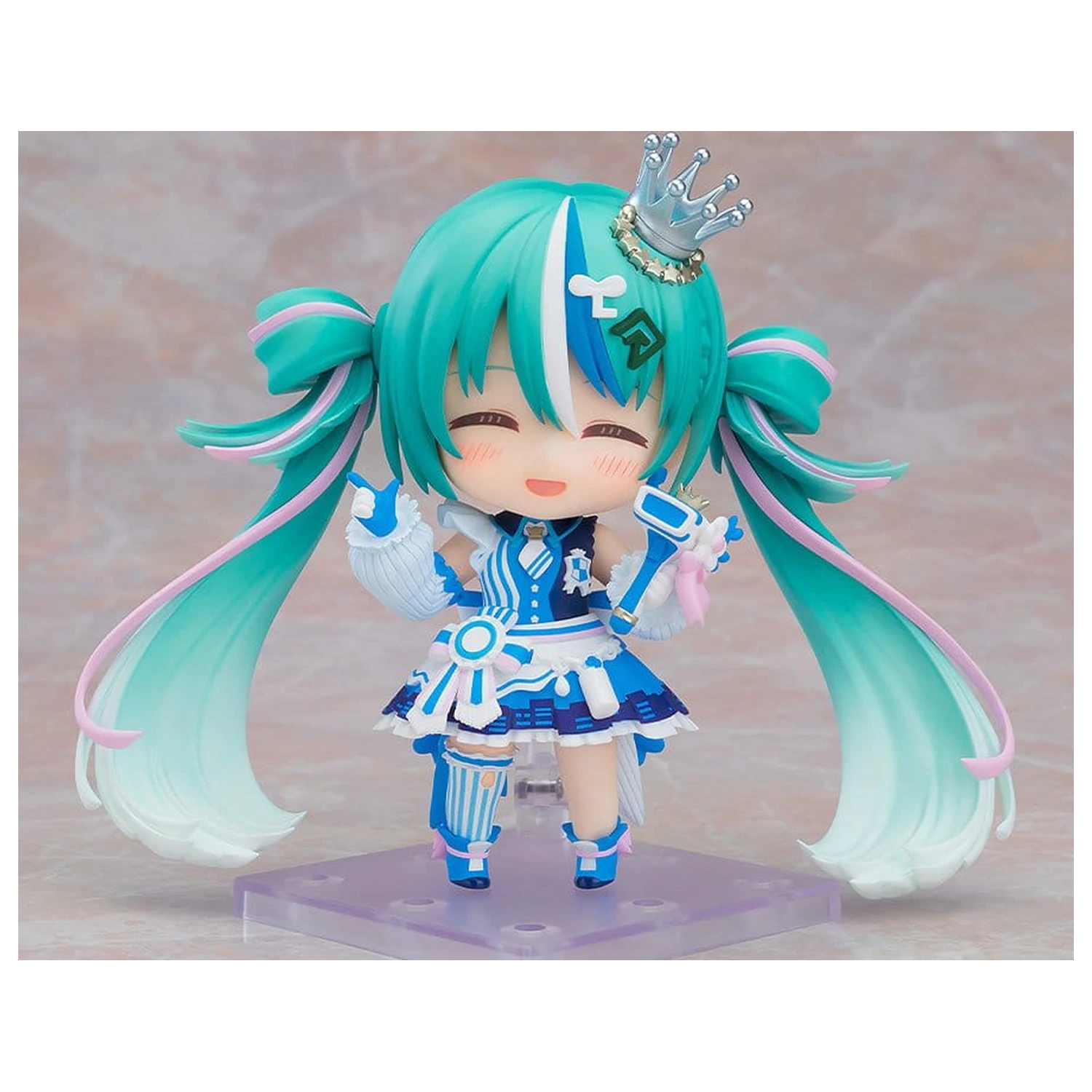 Character Vocal Series 01: Hatsune Miku PVC Socha Nendoroid Lawson's 50th anniversary Special Live Ver. 10 cm fotografii produktu
