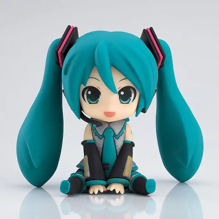 Character Vocal Series 01: Hatsune Miku Piapro Characters Gumová Maskotka Nendroid Plus Mini Figurka Hatsune Miku 8 cm fotografii produktu