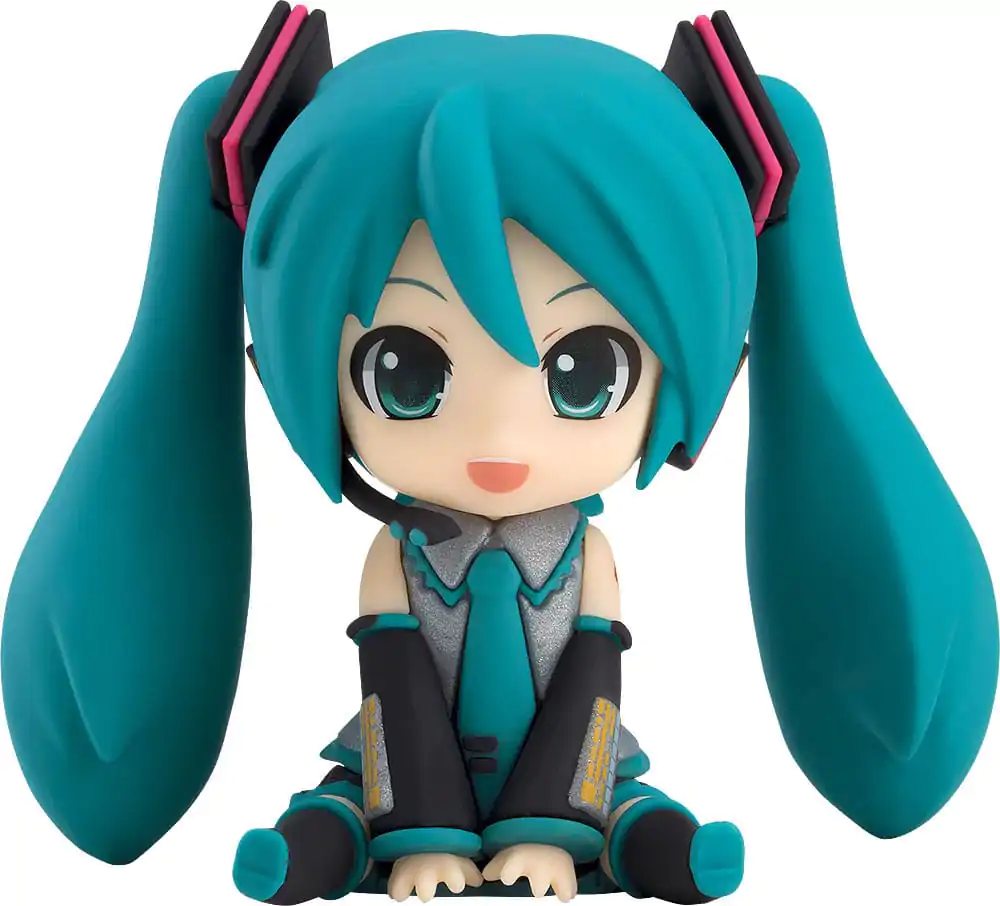 Character Vocal Series 01: Hatsune Miku Piapro Characters Gumová Maskotka Nendroid Plus Mini Figurka Hatsune Miku 8 cm fotografii produktu