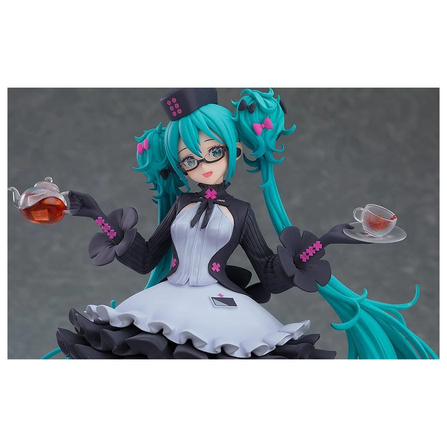 Character Vocal Series 01: Hatsune Miku Pop Up Parade Hatsune Miku: Glasses x Café Ver. 18 cm fotografii produktu