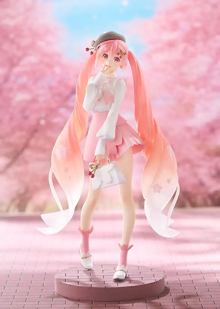 Character Vocal Series 01: Hatsune Miku Pop Up Parade PVC soška Sakura Miku: Hanami Outfit Ver. 23 cm fotografii produktu