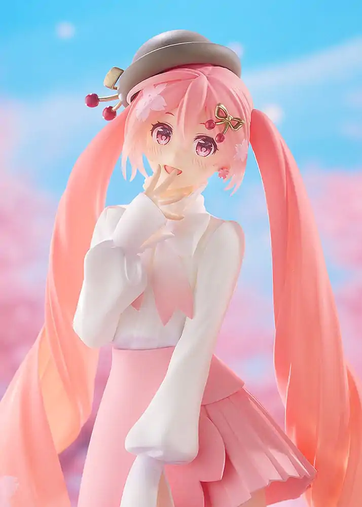 Character Vocal Series 01: Hatsune Miku Pop Up Parade PVC soška Sakura Miku: Hanami Outfit Ver. 23 cm fotografii produktu