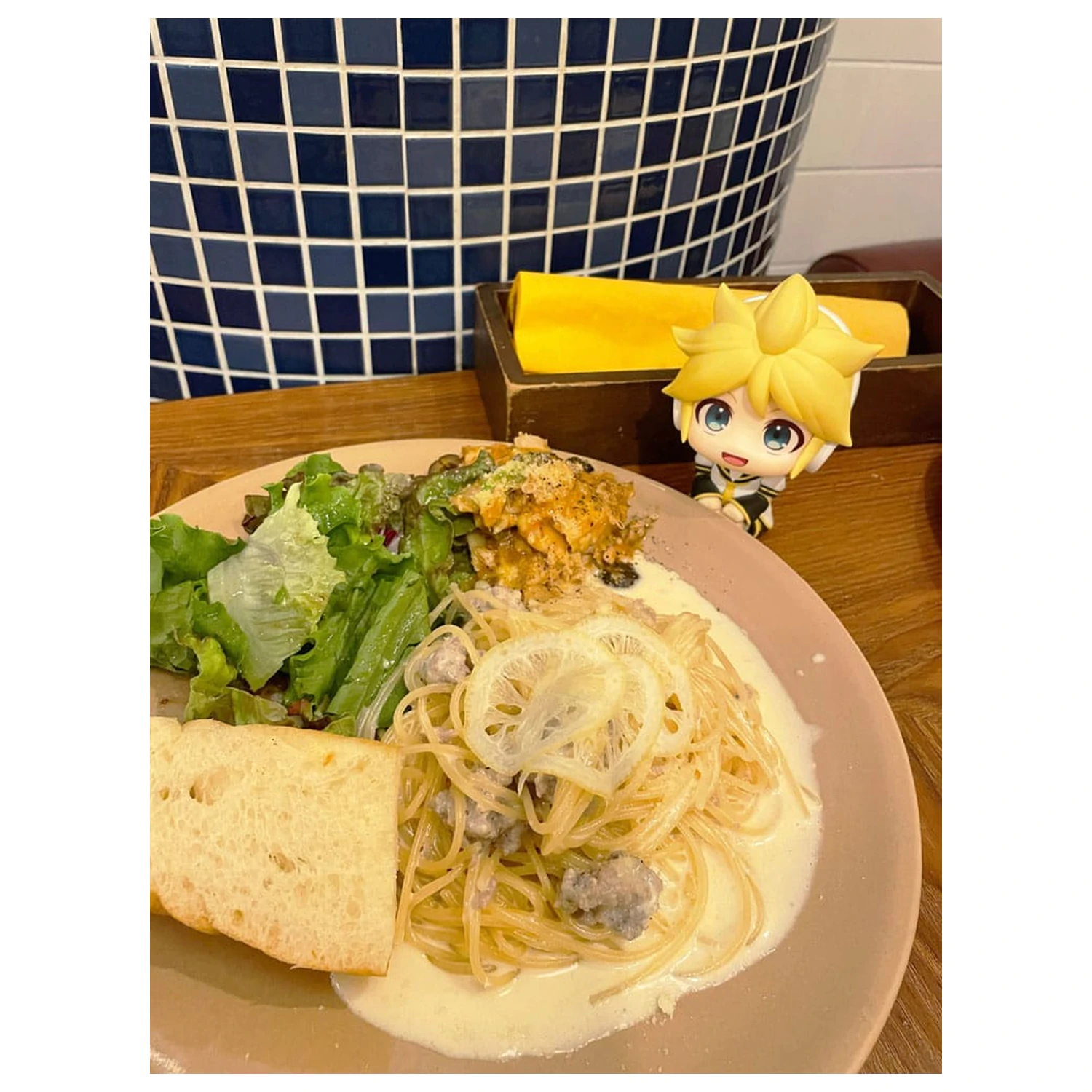 Character Vocal Series: Kagamine Rin/Len Look Up PVC socha Kagamine Len 11 cm fotografii produktu