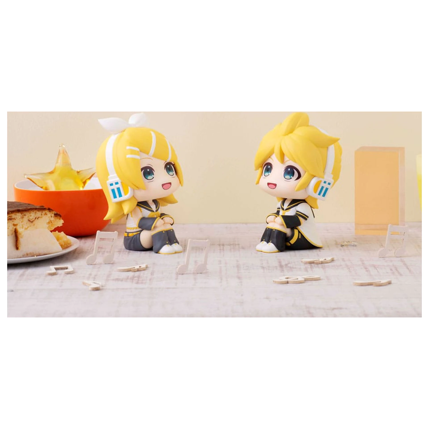 Character Vocal Series: Rin/Len Look Up PVC socha Hatsune Rin & Len sada (s dárkem) 11 cm fotografii produktu