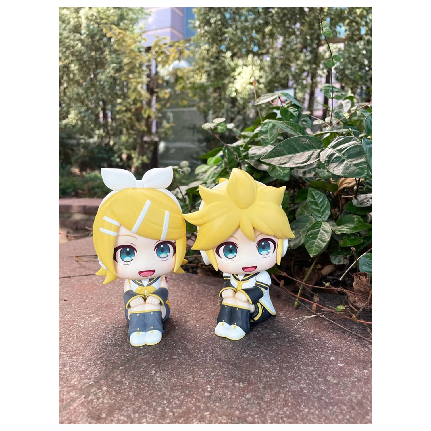 Character Vocal Series: Rin/Len Look Up PVC socha Hatsune Rin & Len sada (s dárkem) 11 cm fotografii produktu