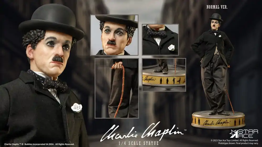 Socha Charlieho Chaplina 1/4 50 cm fotografii produktu