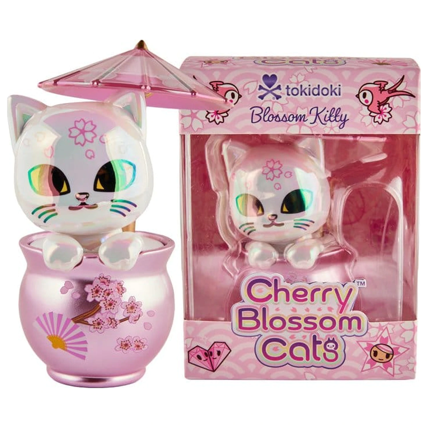 Figurka do okenní truhlíku Kočky v květu třešně Kitty Speciální edice fotografii produktu