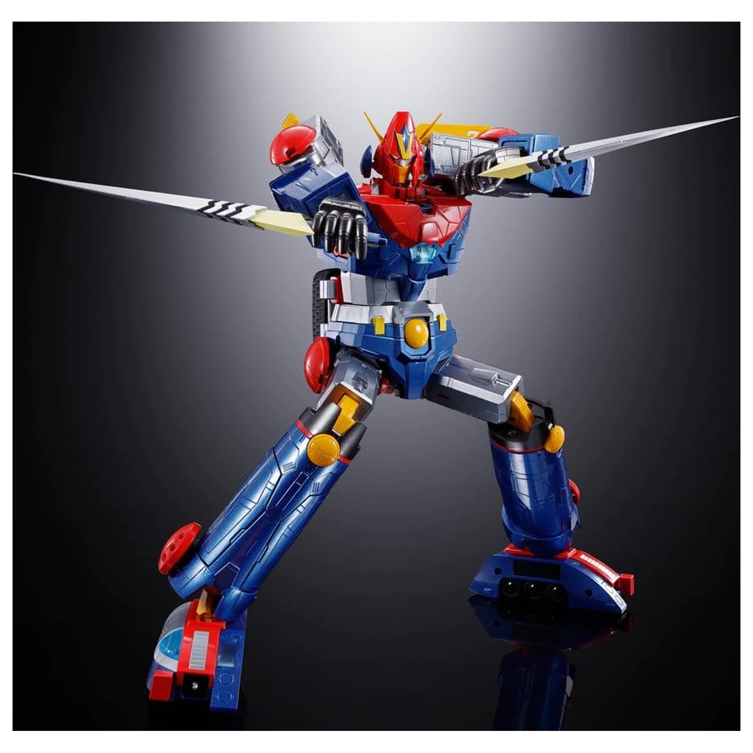 Chodenji Robot Combattler V Soul of Chogokin Kovová akční figurka GX-121 Combattler V6 26 cm fotografii produktu