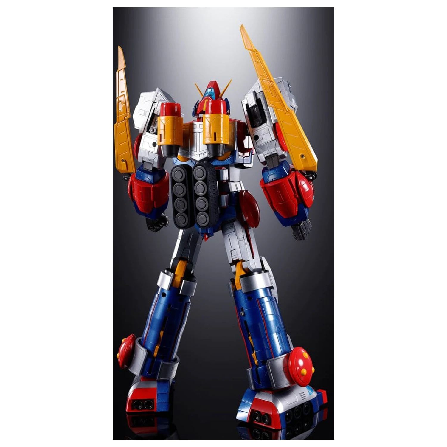 Chodenji Robot Combattler V Soul of Chogokin Kovová akční figurka GX-121 Combattler V6 26 cm fotografii produktu