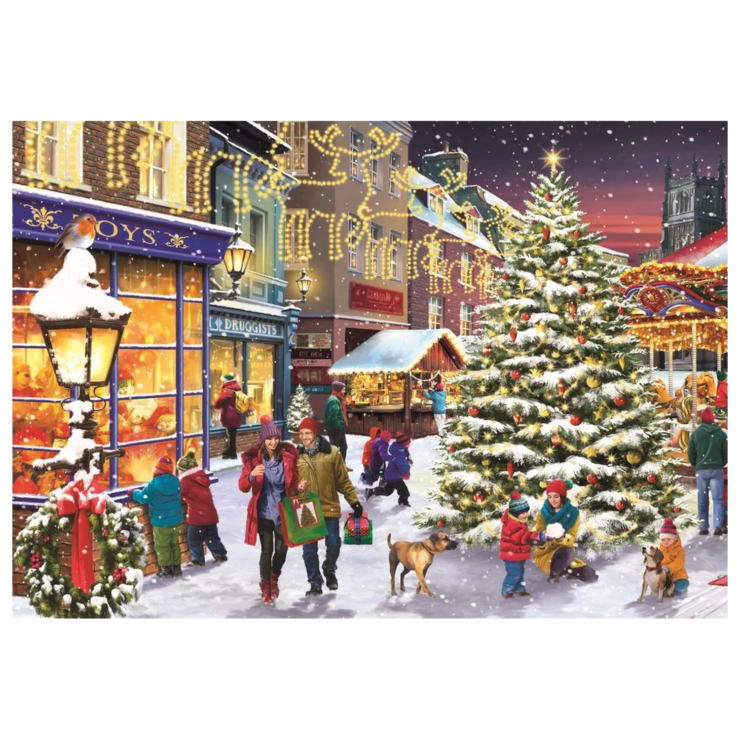 Christmas Collection Village puzzle 1000 dílků fotografii produktu