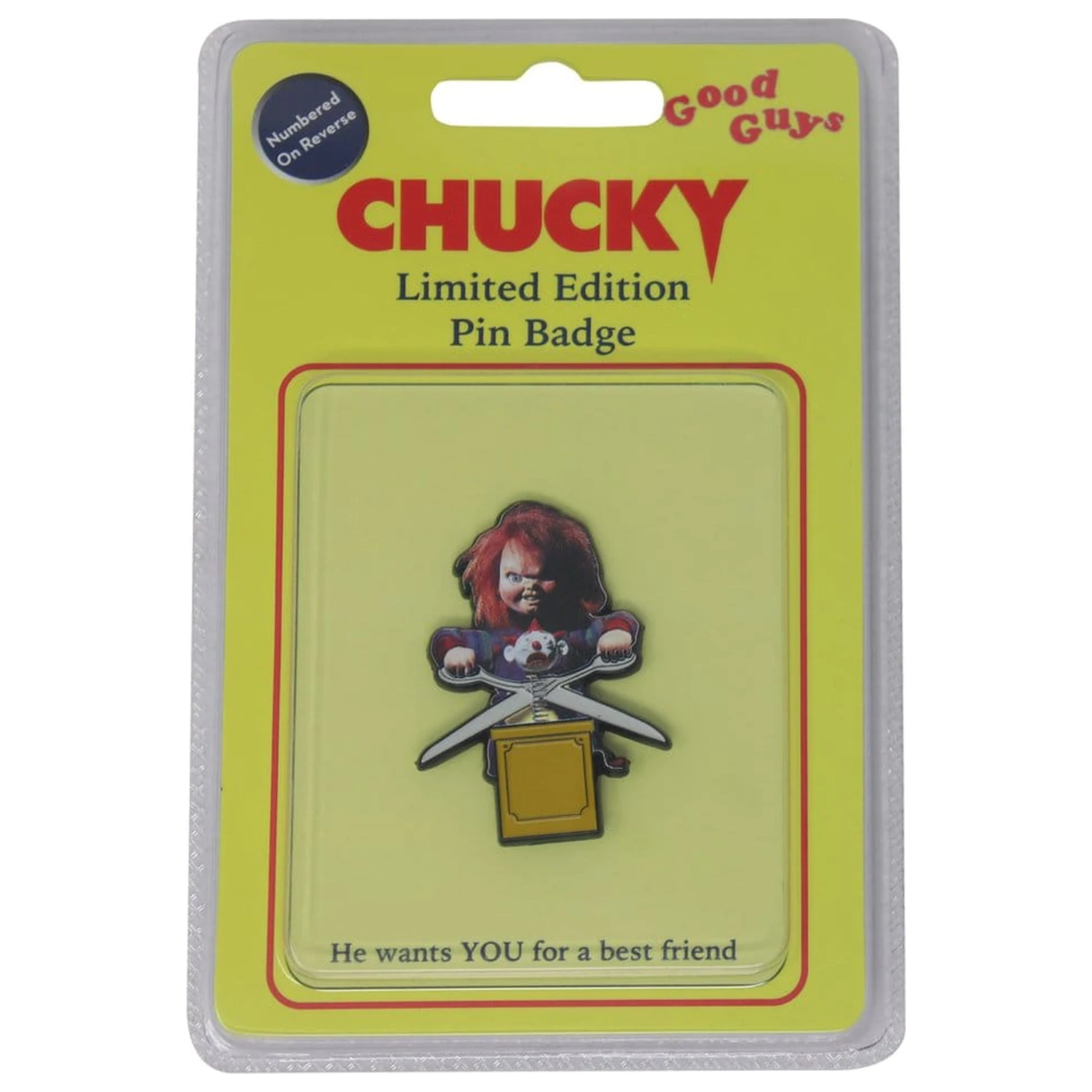 Limitovaná edice odznaku Chucky fotografii produktu
