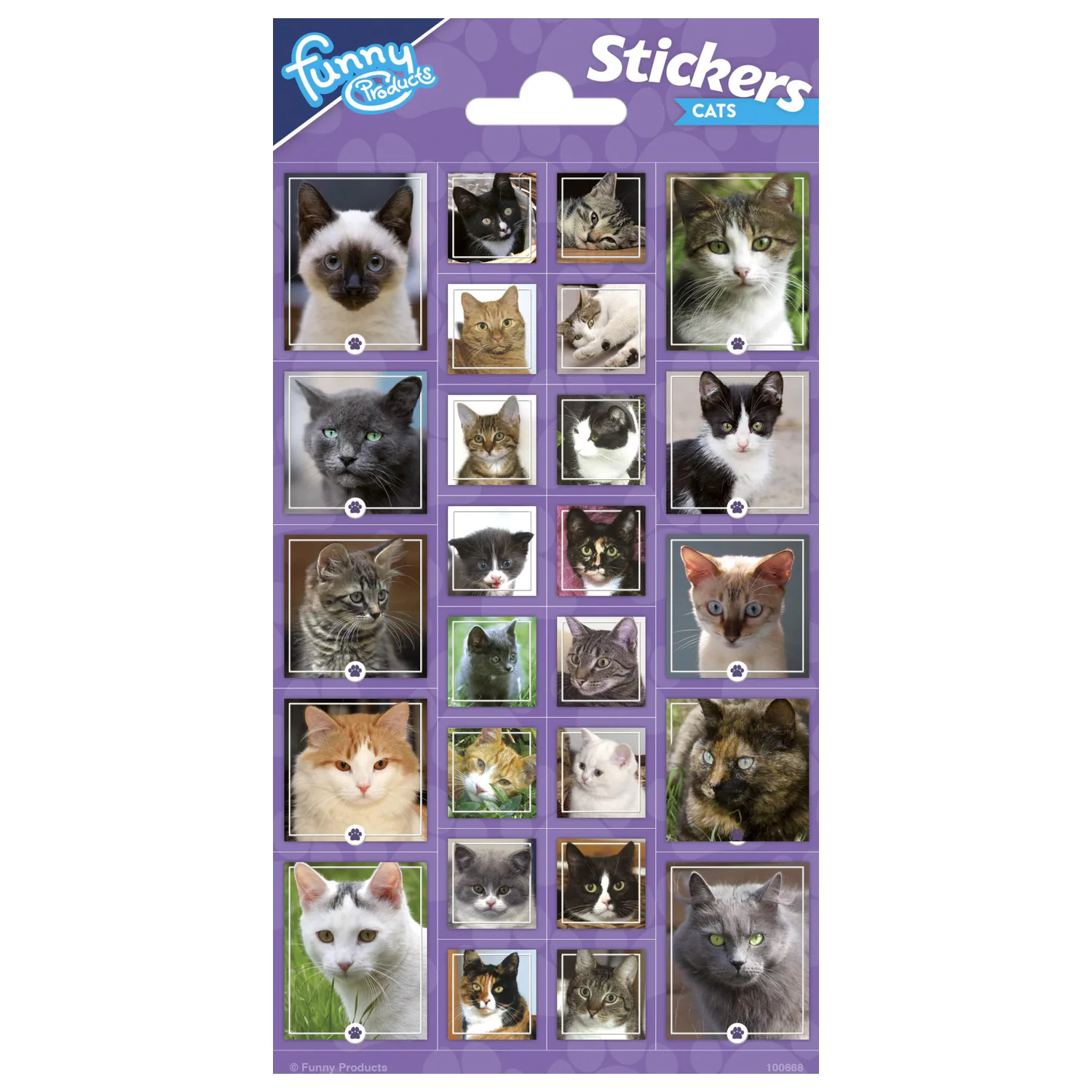 Cat Funny sticker fotografii produktu