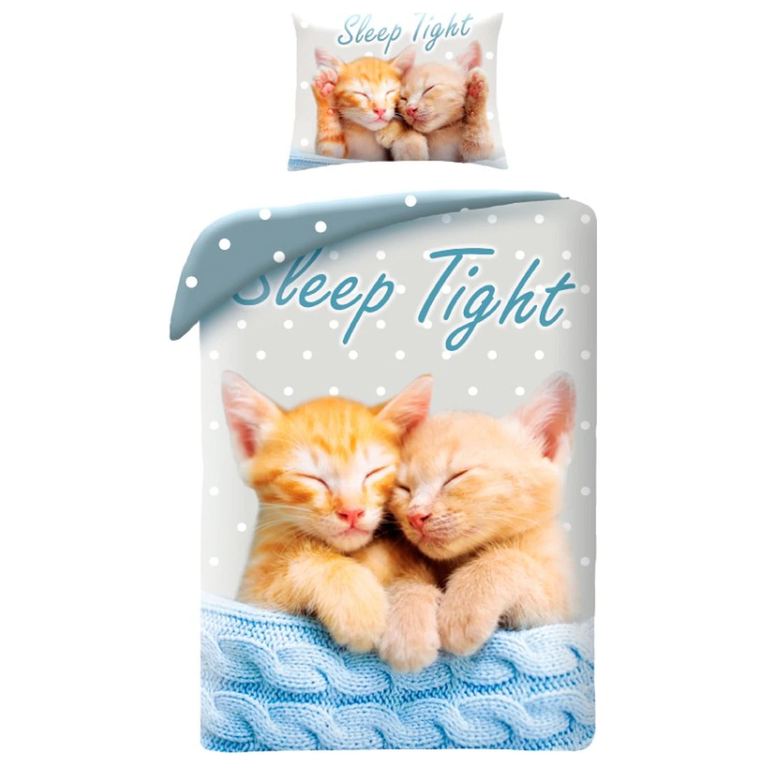Kočka Sleep Tight Povlak na peřinu fotografii produktu