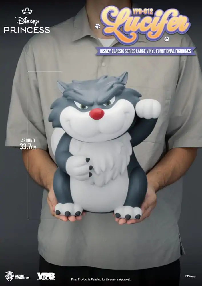 Cinderella Piggy Vinylová pokladnička Lucifer 33 cm fotografii produktu