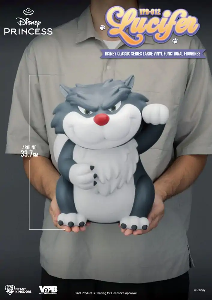 Cinderella Piggy Vinylová pokladnička Lucifer 33 cm fotografii produktu