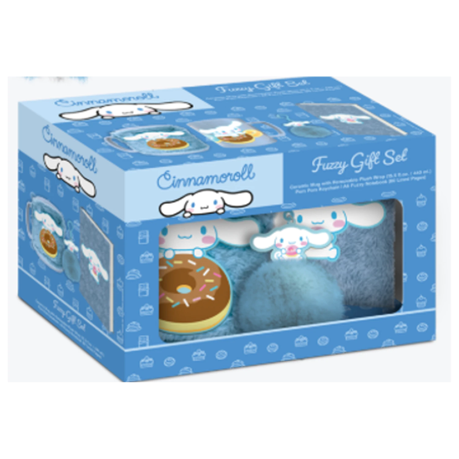 Cinnamoroll Fuzzy Dárková sada Zápisník + Hrneček + Klíčenka fotografii produktu
