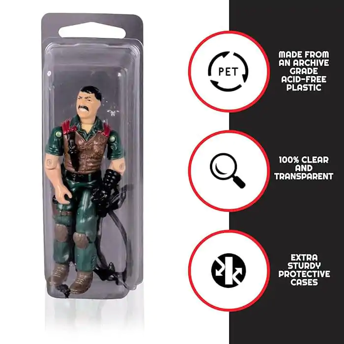 Clamshell PET Protectors 50 ks pro akční figurky fotografii produktu